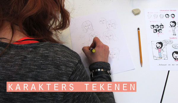 Workshop karakters tekenen bij Urlaub creatieve workshops en cursussen in Utrecht