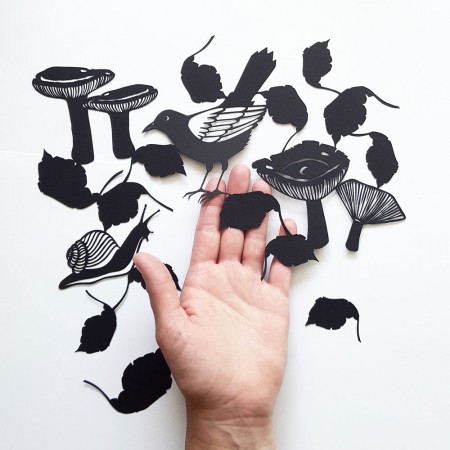 Workshop paper cut door Loes van Oosten bij Urlaub creatieve cursussen en workshops in Utrecht