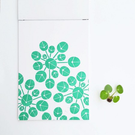 Workshop block printing door Loes van Oosten bij Urlaub creatieve workshops en cursussen in Utrecht